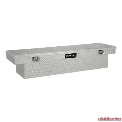 TrailFX Crsovr Std Sgl Lid Dia Tread Bright Pol 16 Gauge Alum 69x19.25x13.5 Cap W/Tray - 110701